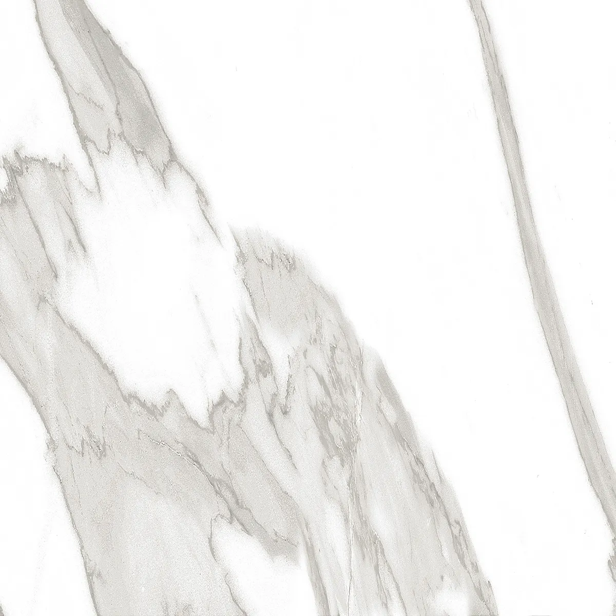 Statuario Marmer Formaat 600*600Mm Porseleinen Tegels Marvel Calacatta Effen Witte Tegel Ontwerpen Van Unieke Patronen