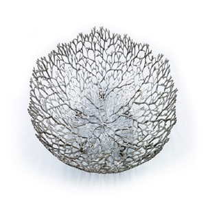 Nouveau dernier modèle de conception en aluminium Table Ware décoration bol de fruits en gros gris couleur bol de service à des prix raisonnables - Product Image 5
