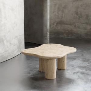 Mesa de Comedor y Apartamento de Travertino Beige Natural, Diseño Moderno, Resistente al Fuego, Muebles de Lujo Hechos a Mano - Product Image 4