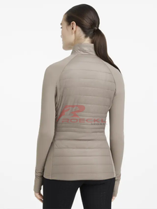 Veste d'équitation pour femmes en gros matériau polyvalent doux au toucher contrôle de l'humidité coupe coutures durables élégant équestre - Product Image 3