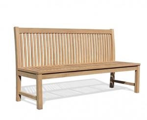 Banc de jardin 3 places en teck, moderne, minimaliste, durable et résistant à l'eau, mobilier d'extérieur pour patio, hôtel et restaurant - Product Image 5