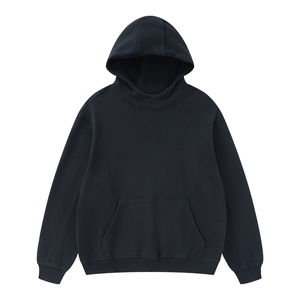 Sweat à capuche d'hiver en polaire lourde de haute qualité personnalisé vierge surdimensionné grande taille sweat à capuche en coton pour hommes impression numérique Logo personnalisé - Product Image 2