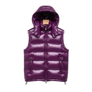 Gilet d'hiver pour homme, chaud, imperméable, respirant, léger, en polyester, vêtement d'extérieur formel, capuche amovible, vente en gros ODM - Product Image 1