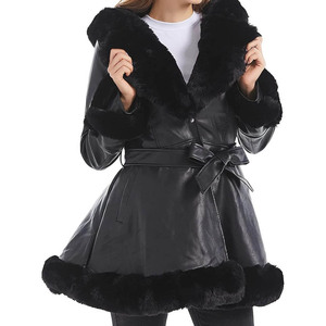 Premium Quality Hot Selling Formal Long Overcoat for Women Winiter Wear Breathable Quick Dry <b>Down</b> <b>Filled</b> Woven Leather - Product Image 1