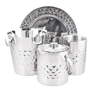 Conjunto de barras de acero inoxidable de alto rendimiento de alta calidad de acero inoxidable Colección elegante de barware de diseño clásico - Product Image 1