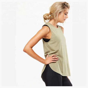 Tops cortos de doble forro para mujer, camisas básicas informales, camisetas de entrenamiento sin mangas, ropa bonita de verano de alta calidad hecha a medida - Product Image 6