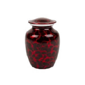 High Quality Brass Cremation <b>Keepsake</b> Urns With Gold And Green Marble Finished Metal Funeral Urns <b>For</b> Human <b>Ashes</b> - Product Image 2