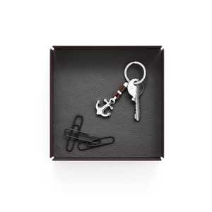 Bandeja de terciopelo de cuero PU personalizada con asa Bandeja de servicio multiusos para frutas secas, aperitivos y regalos - Product Image 4