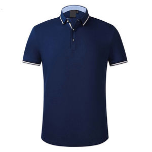 Haute qualité 100% coton hommes pour Polo T-Shirt personnalisé en gros Collection d'été bleu Royal solide 230GSM toile tissu - Product Image 3