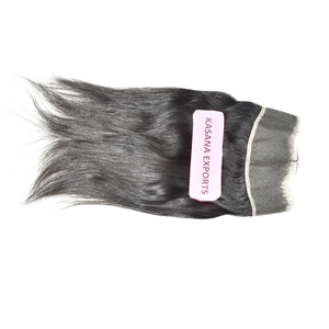 Extensions de cheveux naturels indiens non traités 13*4 HD Frontal Cuticule Aligned Natural Color pour femmes, perruques en cheveux humains noirs bruts, prix bas - Product Image 2