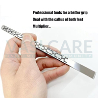 Ensemble de couteaux de pédicure pour ongles incarnés Kit de lame tranchante de réparation de grattoir de peau pour le traitement de la paronychie des callosités du maïs par Vaslcare