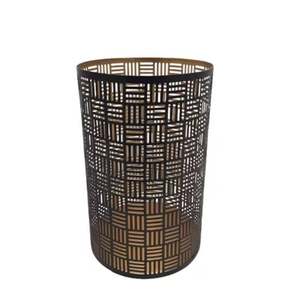 Soporte decorativo de hierro para decoración del hogar, soporte de luz en T de lujo, acabado en Color marrón, diseño moderno, hecho a mano - Product Image 4