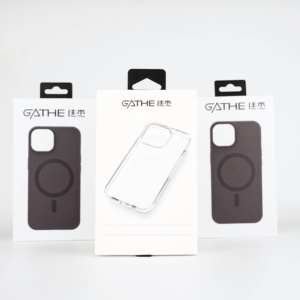 Rỗng di động điện thoại di động Trường hợp hộp gói với móc áo biểu tượng tùy chỉnh giấy cứng nhắc ngăn kéo Hộp bao bì trượt ra hộp giấy - Product Image 2