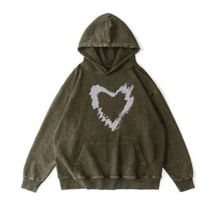Fashion Hoodies Blank Acid Wash <b>Thermal</b> <b>Hoodie</b> for <b>Men</b> Streetwear Fashion High Quality Hoodies for Man, basics cotton blended - Product Image 4