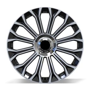 Rines de Aleación Forjados de 18, 19 y 20 Pulgadas para Autos de Pasajeros, 5x112, Negros con Cara Mecanizada, para Mercedes Benz Clase A, B, C, E y S - Product Image 2