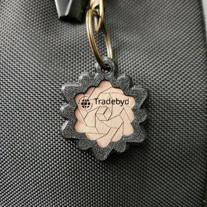 Tradebyd Porte-clés en bois en vrac Cadeaux naturels faits à la main pour les événements d'entreprise - Product Image 5