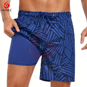 Pantalones Cortos Estampados de Cintura Media para Hombre, Tallas Grandes, Alta Calidad |   Tela Transpirable de Secado Rápido, MOQ Bajo, Servicio OEM, Impresión Personalizada Disponible - Product Image 4