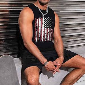 Débardeur respirant en coton à quantité minimale de commande basse pour la vente en ligne/Derniers vêtements de fitness Débardeur pour hommes de haute qualité téléchargé par Dress Sports - Product Image 5