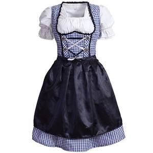 Dirndl traditionnel bavarois de qualité supérieure, mini dirndl allemand pour l'Oktoberfest - Product Image 3