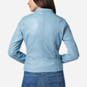 Vestes en cuir véritable pour femmes à la mode en vente au prix le plus bas Vestes en cuir pour femmes à la mode - Product Image 2