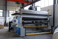 Machine d'impression flexographique entièrement automatique Runyue de 3,2 m, 4 couleurs, haute efficacité, impression de rouleaux de tissu non tissé, tactile