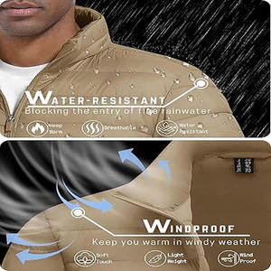 Dernier manteau d'hiver à capuche imprimé personnalisé pour hommes Veste en polyester rembourrée à bulles brillantes teinte traitée téléchargée par Dress Sports - Product Image 2