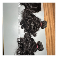 Paquetes de cabello Remy indio 100% cabello humano virgen sin procesar ondulado hinchable suministro al por mayor de extensiones de fábrica
