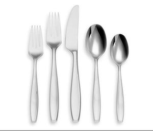 Argenterie plate en métal pour les fêtes de mariage, ensemble de couverts en acier inoxydable pour restaurant, ensemble de couverts, ensemble de fourchettes et de cuillères - Product Image 1