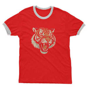 Classic Fit 100% Algodón Ringer Camisas Manga Corta para Niños y Hombres/Stock. - Product Image 3