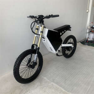 Bicicleta eléctrica Enduro Ebike 72v 5000W con asistencia de pedaleo, freno de disco y batería de litio para la bicicleta eléctrica de montaña Bomber SS30 en stock. - Product Image 1