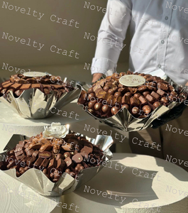 Tazón para Servir Chocolate de Diseño Moderno, Tazón de Acero Inoxidable Color Plateado, Calidad Deluxe, Forma Personalizable, Tazón para Alimentos - Product Image 3