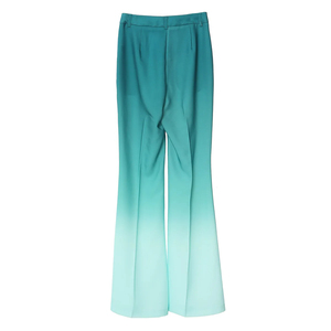 ชุดสูทดีไซน์เนอร์แบบแฟชั่นใหม่ล่าสุดสำหรับผู้หญิงชุดสูทเบลเซอร์กระดุมเม็ดเดียวพิมพ์สีไล่ระดับสีสำหรับผู้หญิงชุดสูทกางเกงปลายบานมี2ชิ้น - Product Image 6