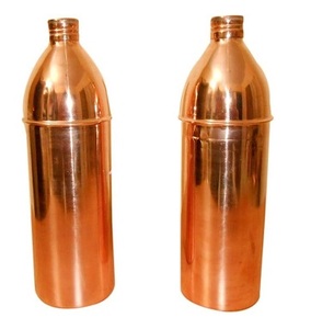 Botella de agua con aislamiento de cobre puro 100% de estilo clásico, diseño de boca ancha para oficina, hogar y niños - Product Image 6