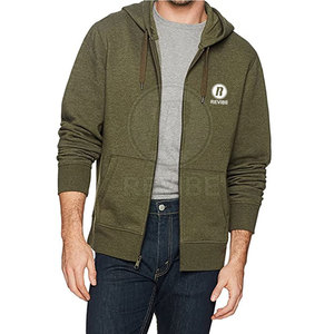 Sweat-shirts à capuche zippés décontractés en coton 100% de haute qualité, tissu lourd en polaire, confort hivernal, fabriqués au Pakistan - Product Image 2