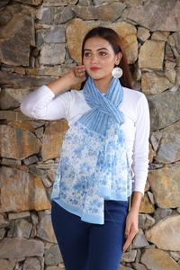 Main Bloc Imprimé Coton Cou Wrap Écharpe De Noël Dupatta Pour Les Femmes Git Pour Elle - Product Image 2