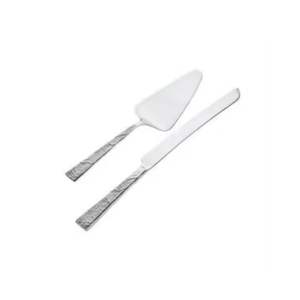 Unique Metal Cake Server <b>Set</b> Designer Dessert Knife Wedding Reception <b>Kitchen</b> Dining Tableware Tool - Product Image 1