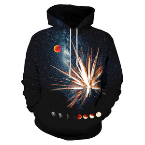 Sweats à capuche surdimensionnés à manches longues respirants pour hommes et femmes au design personnalisé pour l'hiver Sweats à capuche à sublimation - Product Image 3