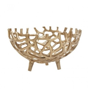 Mesa de comedor de gran tamaño, frutero decorativo de metal hecho a mano, frutero decorativo de aluminio, venta al por mayor a granel. - Product Image 2