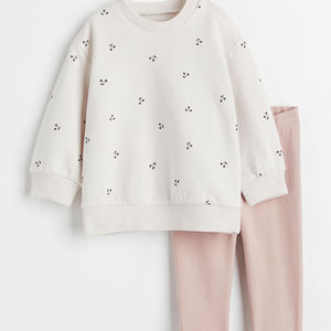 Winter Kids Boys/Girls Two-Piece Track Suits Custom Logo Casual <b>Street</b> Wear Breathable Polyester Cotton - Product Image 1