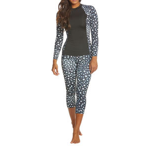 Nouveau design, corps uni, sublimation, manches longues, coupe ajustée, tissu respirant, rashguard pour femme sur mesure, été, séchage rapide, anti-UV - Product Image 3