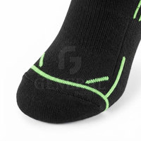Chaussettes de cyclisme VTT d'hiver personnalisées pour hommes - Chaussettes de sport performantes, légères, écologiques, respirantes et extensibles pour le trail