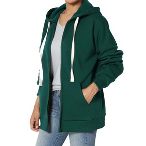Ventes en gros de sweats à capuche longs à manches longues pour femmes, taille plus, longueur genoux, avec grande poche, pull à capuche longueur genoux - Product Image 5