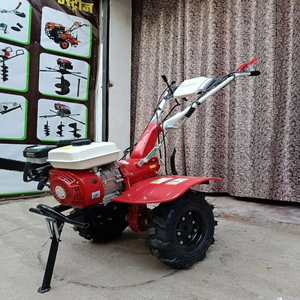 New/Used 7.5 Hp Power Tiller <b>Machines</b> 6 feet Farm Diesel Power Tiller Two Wheel <b>Walking</b> Hand Tractor with for Engine Gearbox - Product Image 2