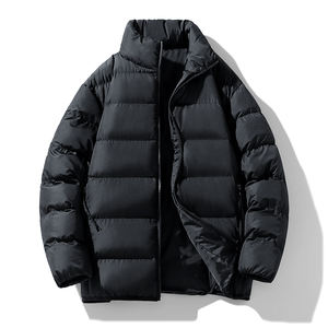 Vestes rembourrées en polyester pour hommes vente en gros Bomber décontractée imperméable de haute qualité vestes d'hiver en coton - Product Image 3