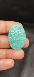 Cabujón de Amazonita Verde Natural, Gemas Sueltas de Tamaños Variados para la Fabricación de Joyas, Modelo UDGEMS 469, 5-8 mm - Product Image 4