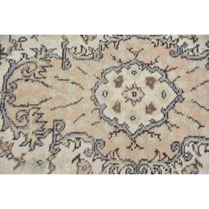 Tapis traditionnel en laine marron beige 3.6x6.8 pieds fait à la main Vintage turc Patchwork Rectangle tapis pour adolescent Latex pour couloir - Product Image 5