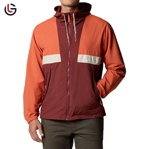 Veste coupe-vent d'hiver pour homme, nouvelle conception 2025, avec col montant, logo frontal, polyester, coupe-vent et imperméable, fermeture éclair - Product Image 1