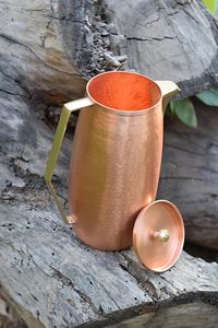 Vente en gros Pichet à eau en métal cuivré martelé personnalisé au meilleur prix de l'Inde pour Restaurant Hôtel Maison - Product Image 5
