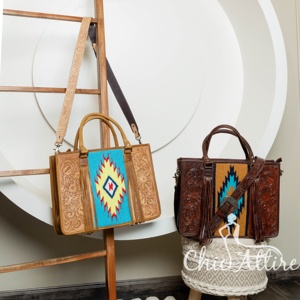 Haute qualité en gros personnalisé usiné à la main selle couverture femmes sac fourre-tout multifonctionnel mode luxe en cuir véritable sacs à main - Product Image 1