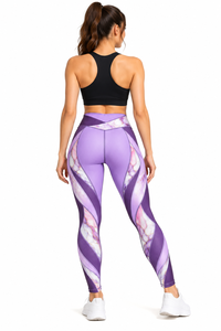 Breathable Solid High-Waisted Scrunched Butt <b>Yoga</b> Gym <b>Pants</b> for <b>Women</b> Customizable sublimated Logo Fitness Leggings - Product Image 2